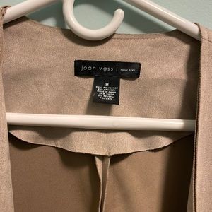 Joan Vass micro suede jacket